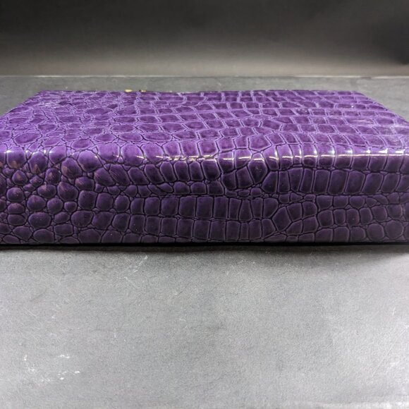 Vintage Jeannie Lottie Purple Clutch - Picture 3 of 5